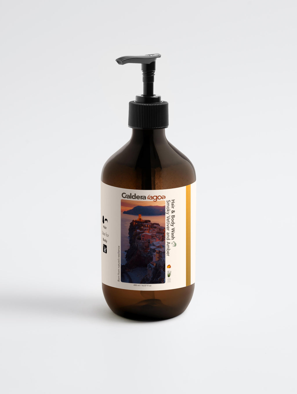 2-in-1 Hair & Body Wash for Men | Vetiver and Amber