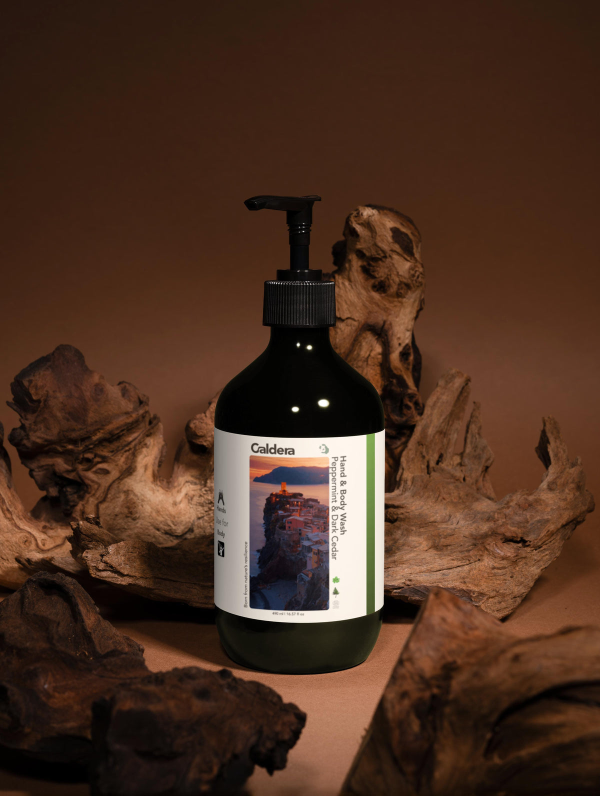 Hand & Body Wash | Peppermint & Dark Cedar