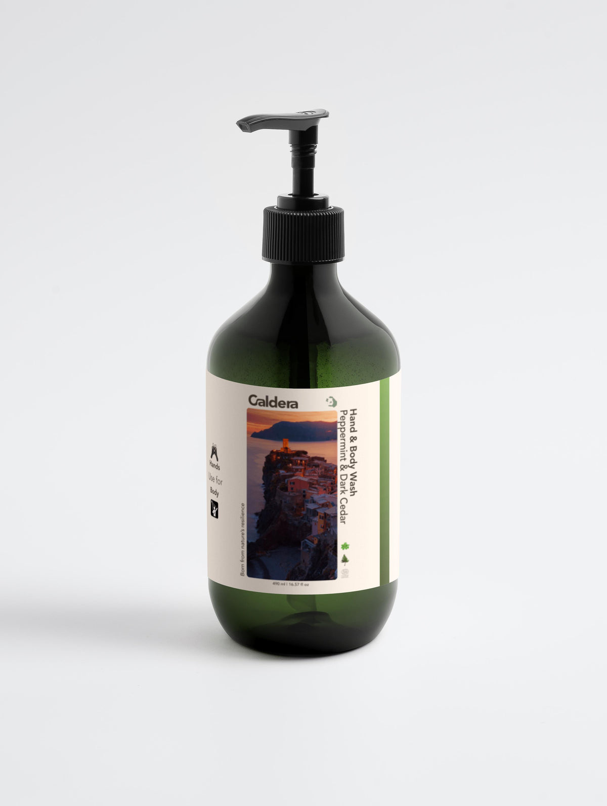 Hand & Body Wash | Peppermint & Dark Cedar
