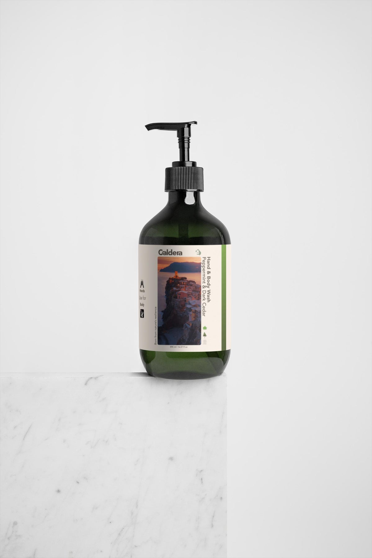 Hand & Body Wash | Peppermint & Dark Cedar